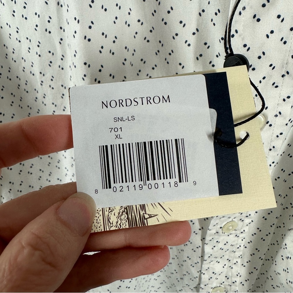 NWT Benson Long Sleeve Button Up Dress Shirt XL - Picture 3 of 6